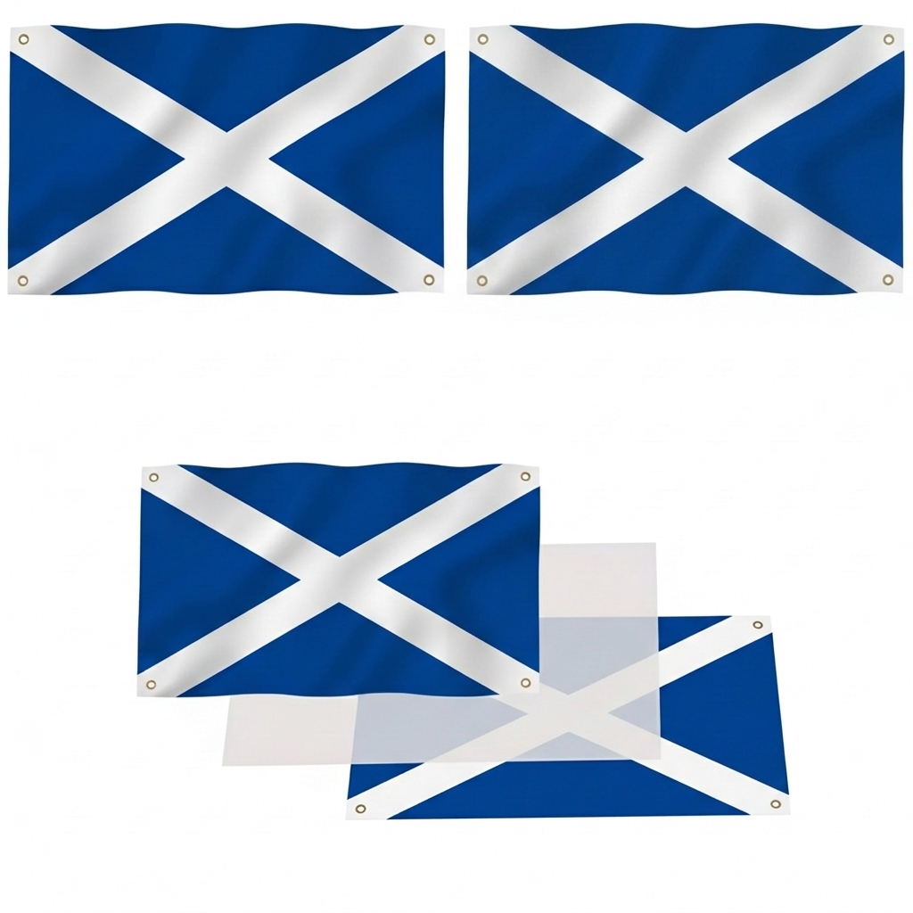Official FIFA 2026 Scotland Flag flying on outdoor flagpole