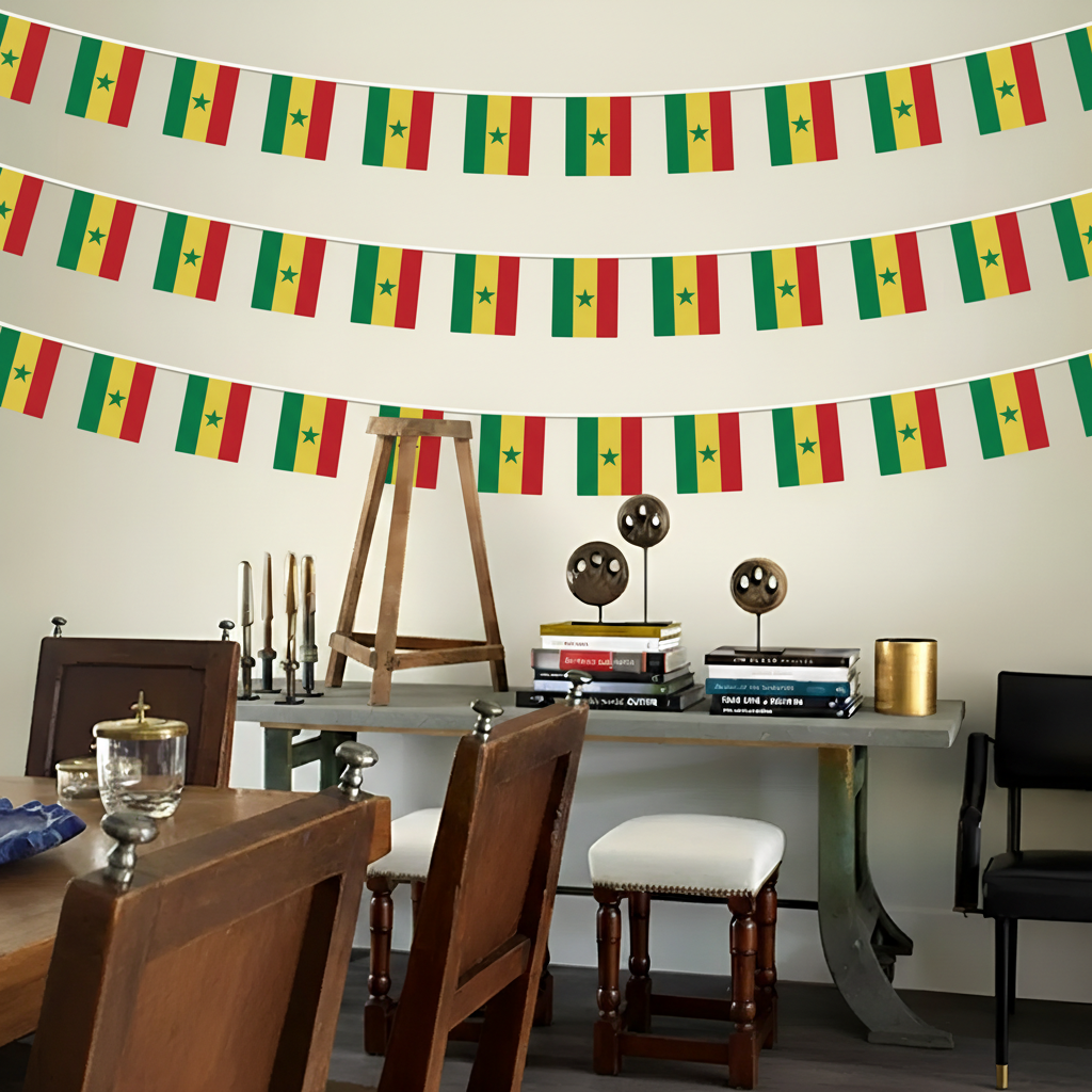Official FIFA 2026 Senegal Flag Banner