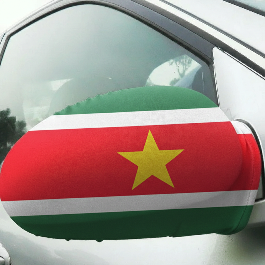 Official FIFA 2026 Suriname Car Mirror Flag