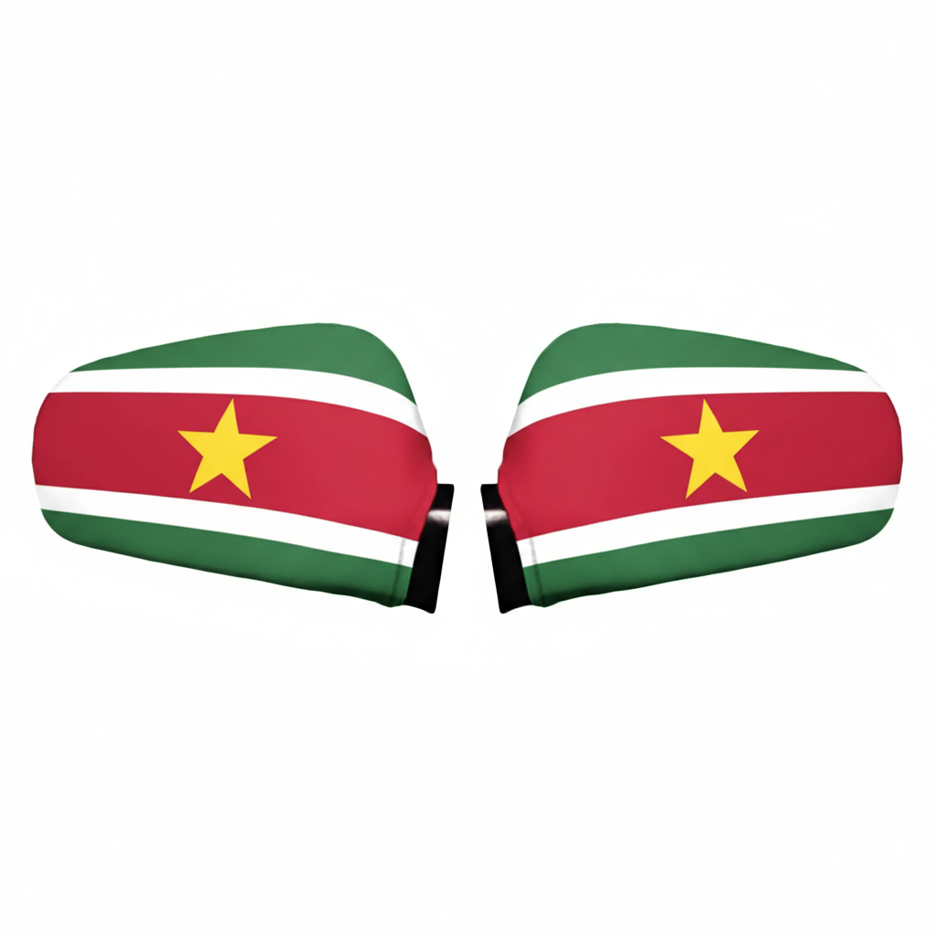 Official FIFA 2026 Suriname Car Mirror Flag