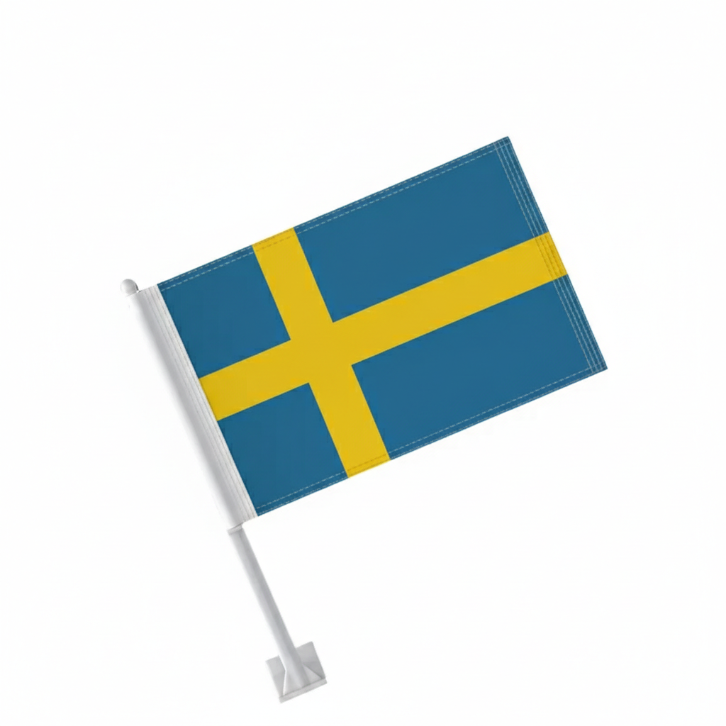 Official FIFA 2026 Sweden Car Flag