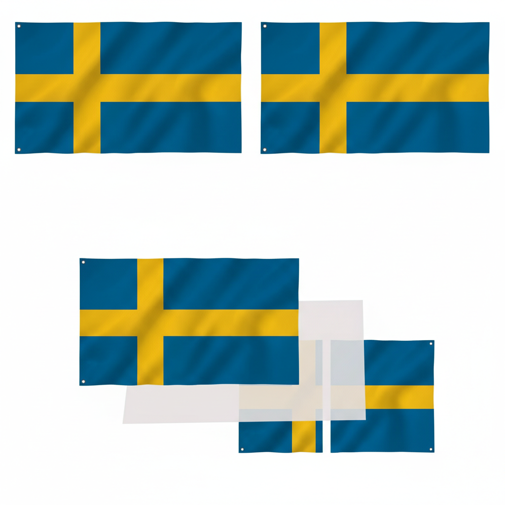 Official FIFA 2026 Sweden Flag