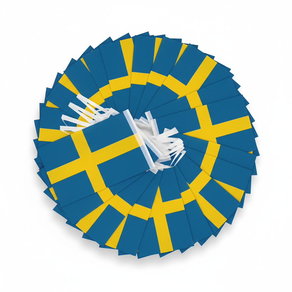 Official FIFA 2026 Sweden Flag Banner