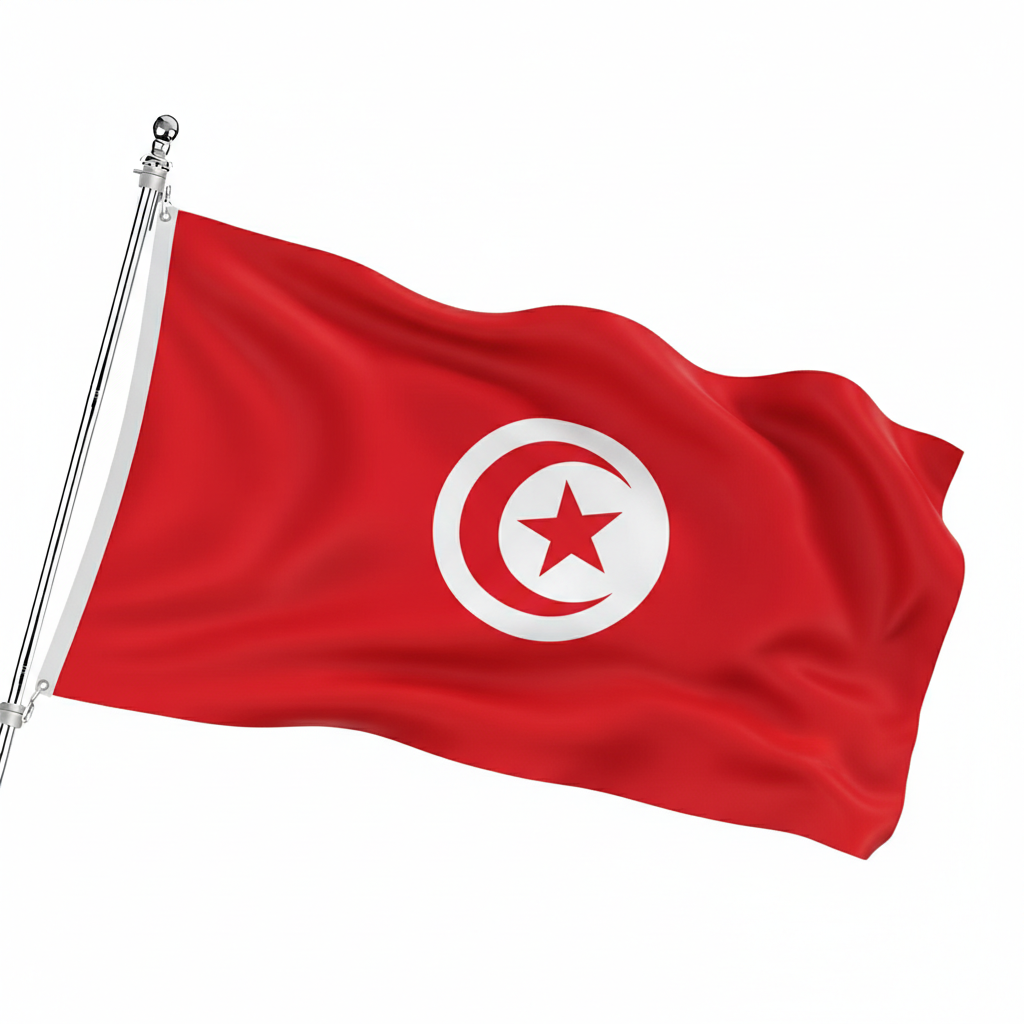 Official FIFA 2026 Tunisia Flag