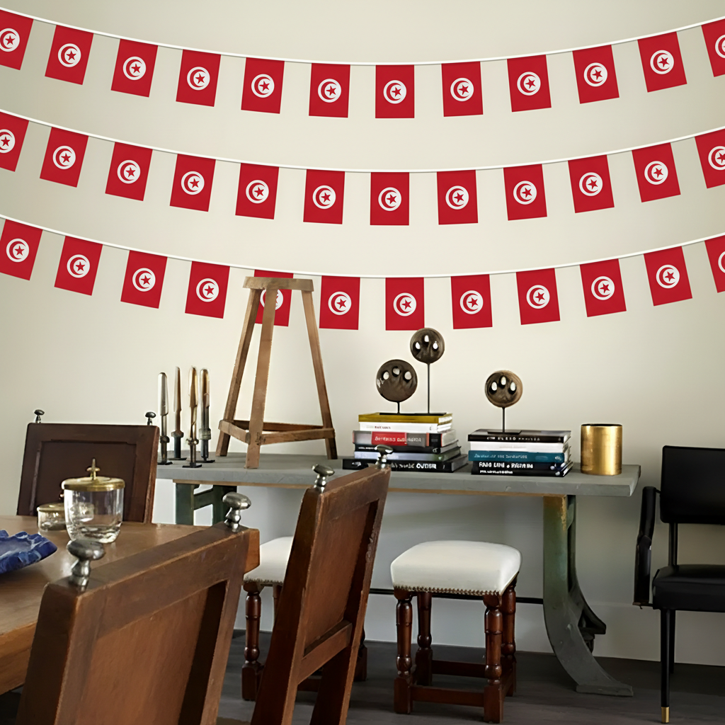 Official FIFA 2026 Tunisia Flag Banner