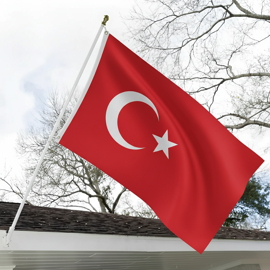 Official FIFA 2026 Turkey Flag