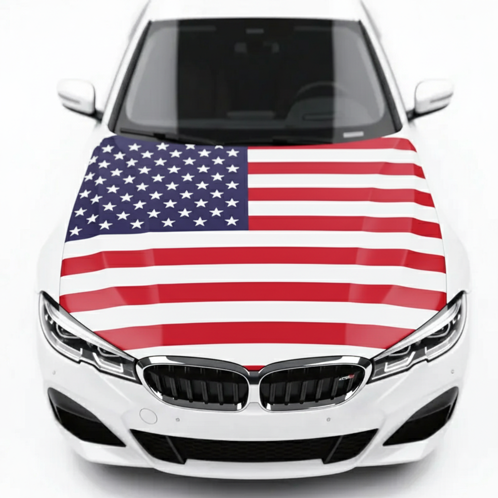 Official FIFA 2026 United States Flag Car Hood Cover