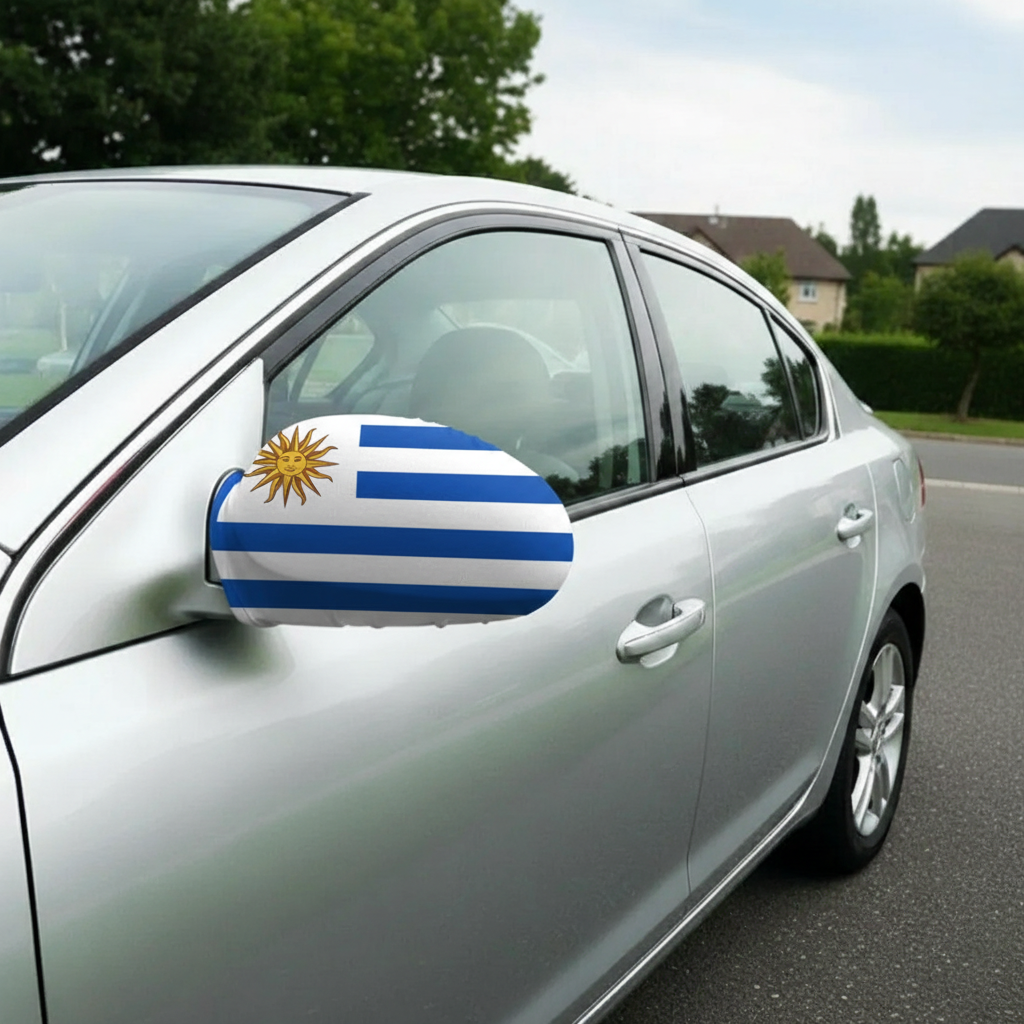 Official FIFA 2026 Uruguay Car Mirror Flag