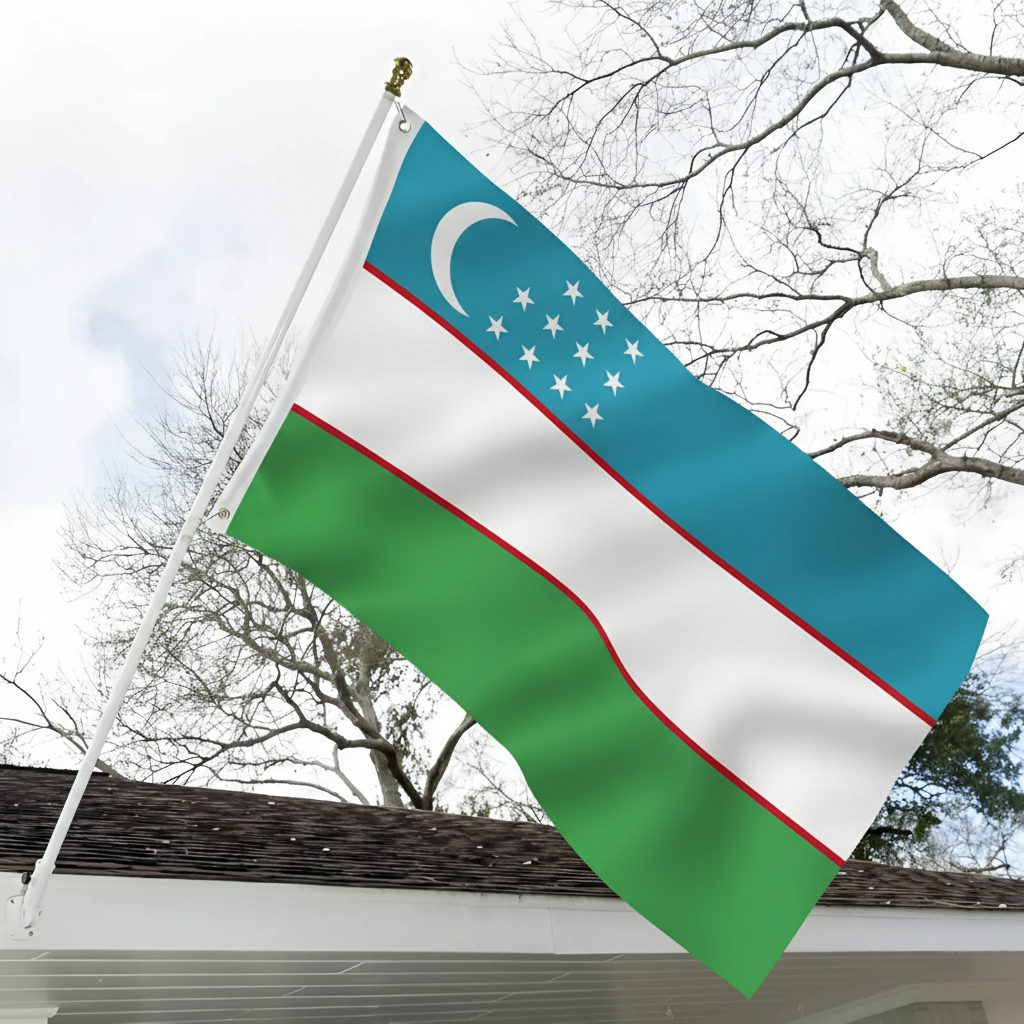 Official FIFA 2026 Uzbekistan Flag