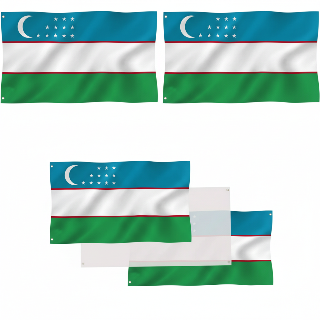 Official FIFA 2026 Uzbekistan Flag
