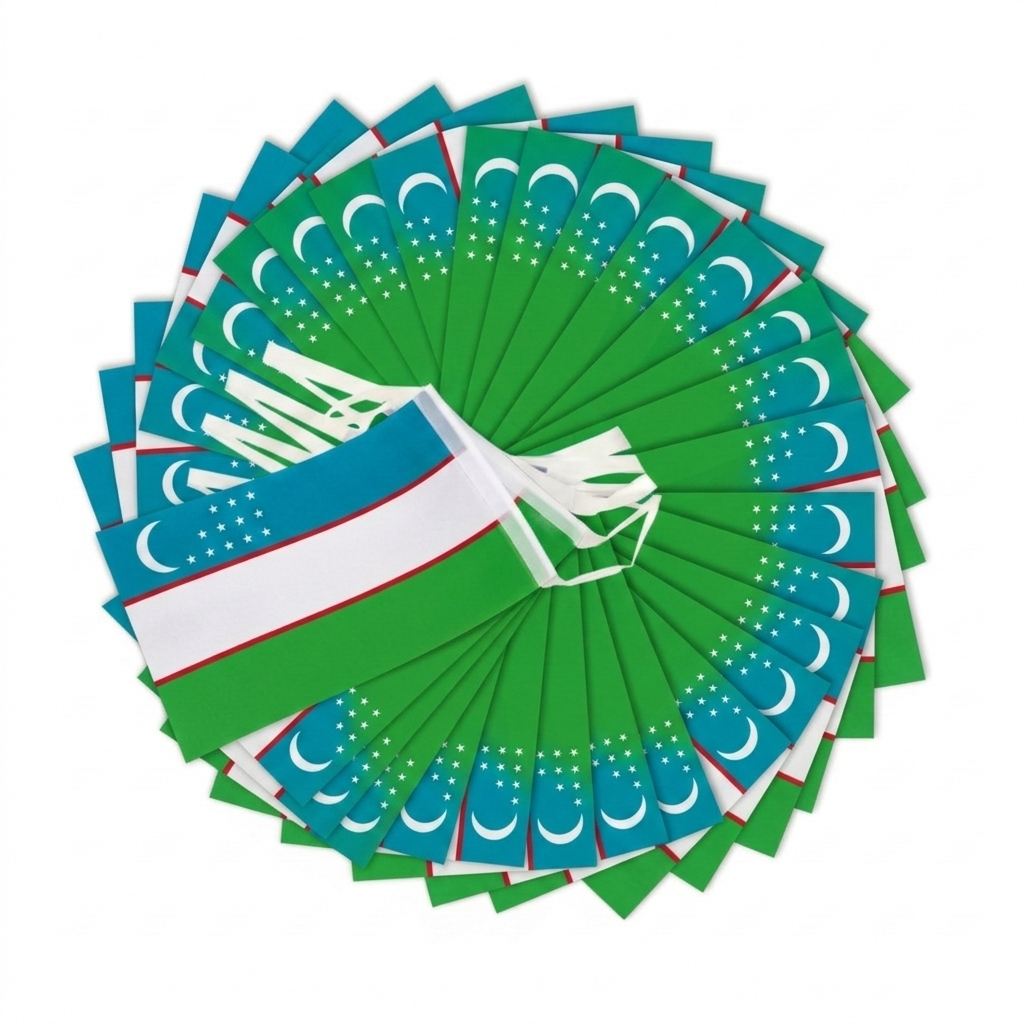 Official FIFA 2026 Uzbekistan Flag Banner