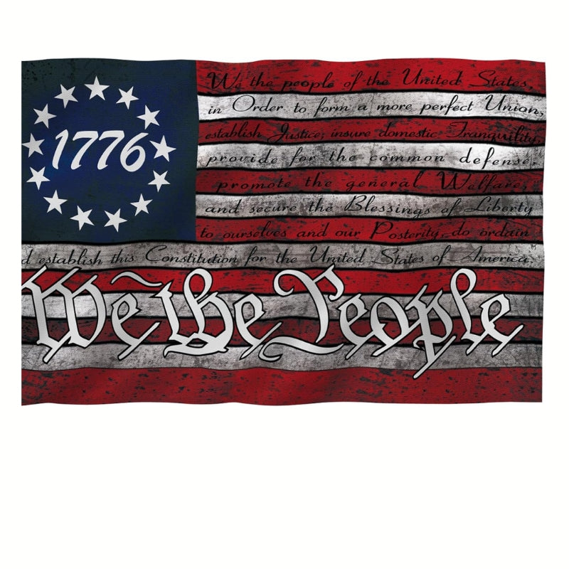 We The People Design Printed American Heritage Flag-Globe Flags