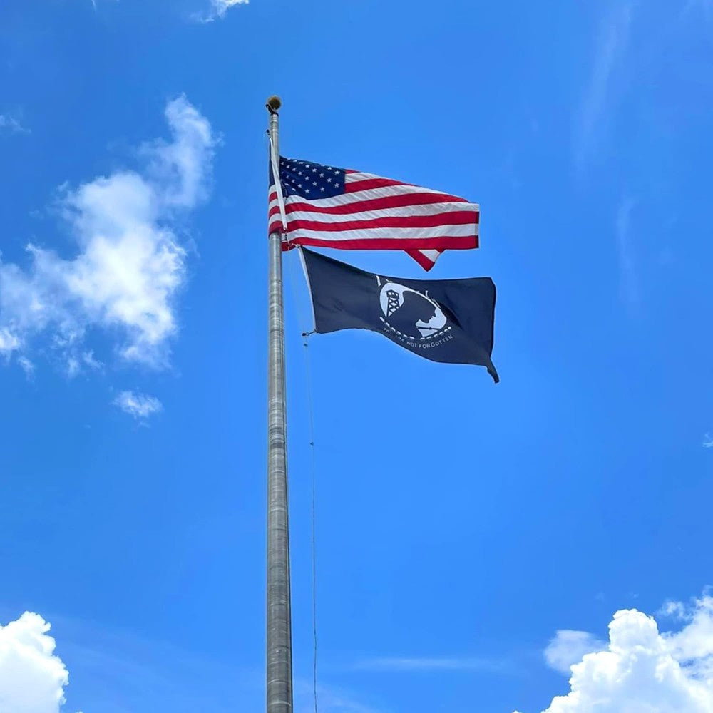 Pack Of 2 Double Sided Printed 3 Ply Flag-Globe Flags