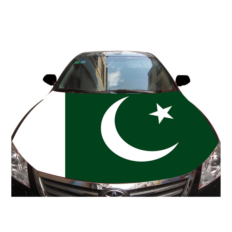Pakistan Car Hood Flag-Globe Flags