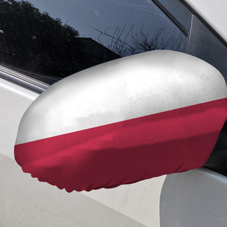 Poland Mirror Flag Cover-Globe Flags