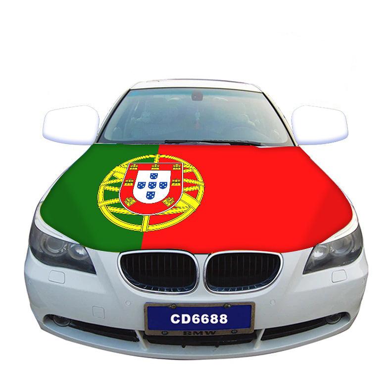 Portugal Car Hood Flag-Globe Flags