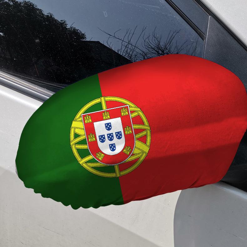 Portugal Car Mirror Flag-Globe Flags