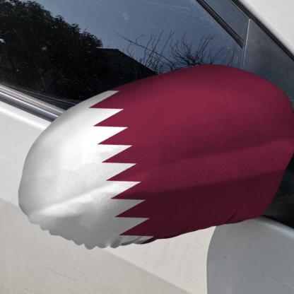Qatar Side Mirror Flag-Globe Flags