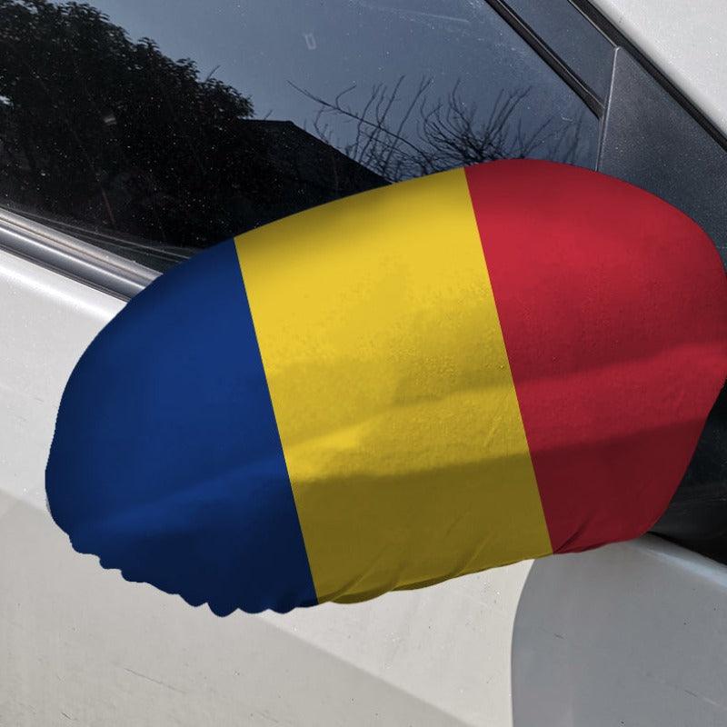 Romania Car Mirror Flag-Globe Flags