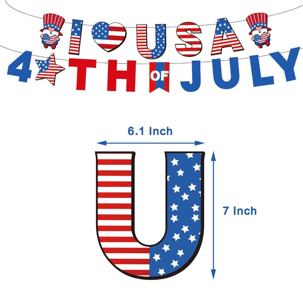 4th Of July Celebrations Set For Indoor And Outdoor Display Kit-Globe Flags