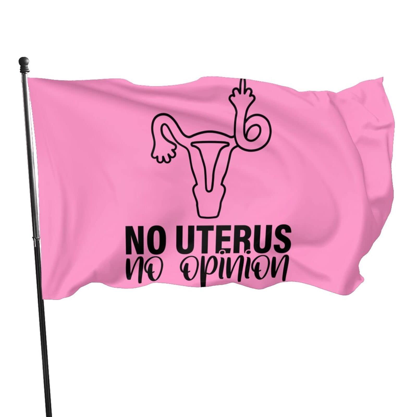 Uterus Rights Protest Flag – Bold Symbol of Feminism-Globe Flags