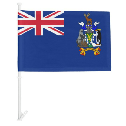 South Georgia Car Flag-Globe Flags