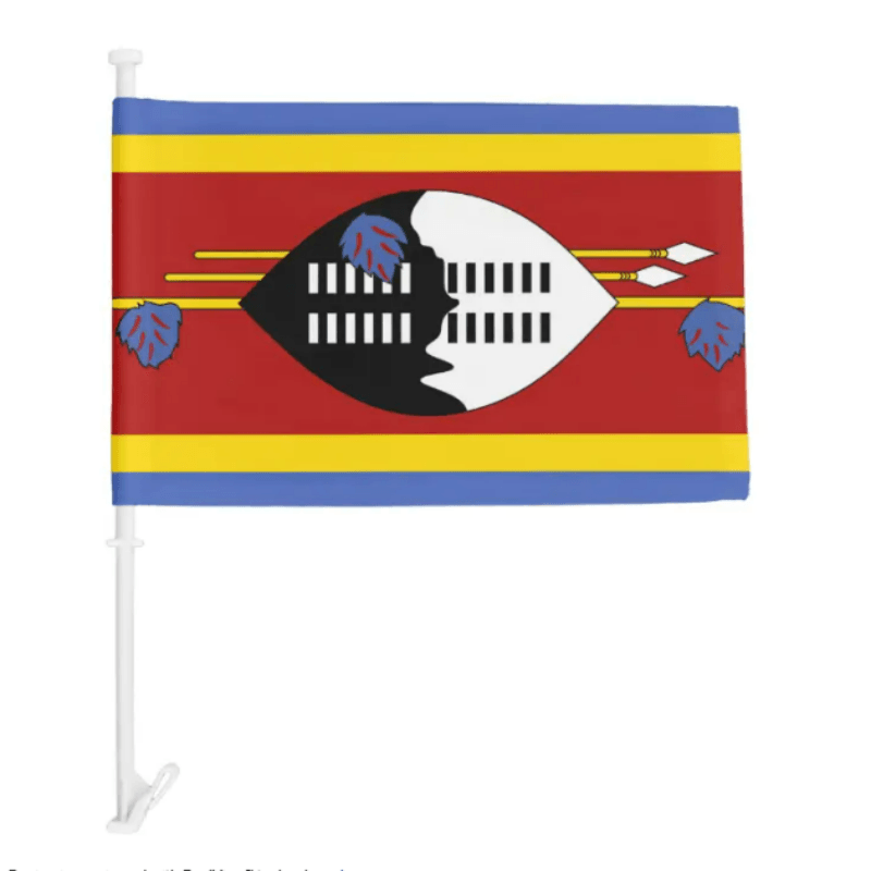 Swaziland Car Window Flag-Globe Flags