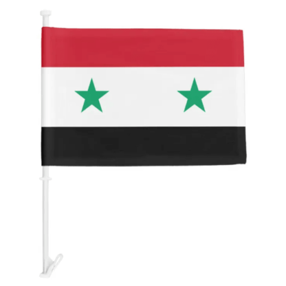 Syria Car Window Flag-Globe Flags