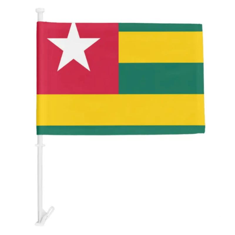Togo Window Mounted Flag-Globe Flags