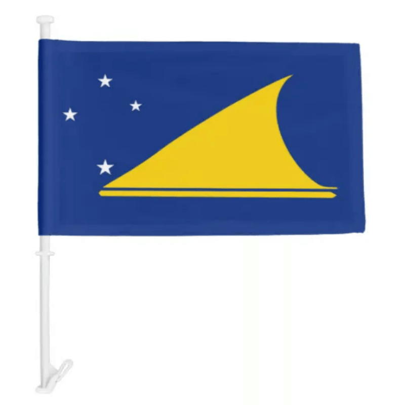 Tokelau Car Window Flag-Globe Flags