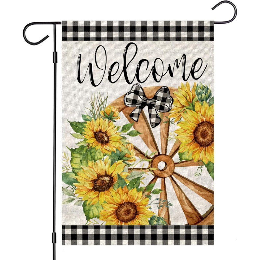 Sunflowers Printed Outdoor Garden Flag-Globe Flags