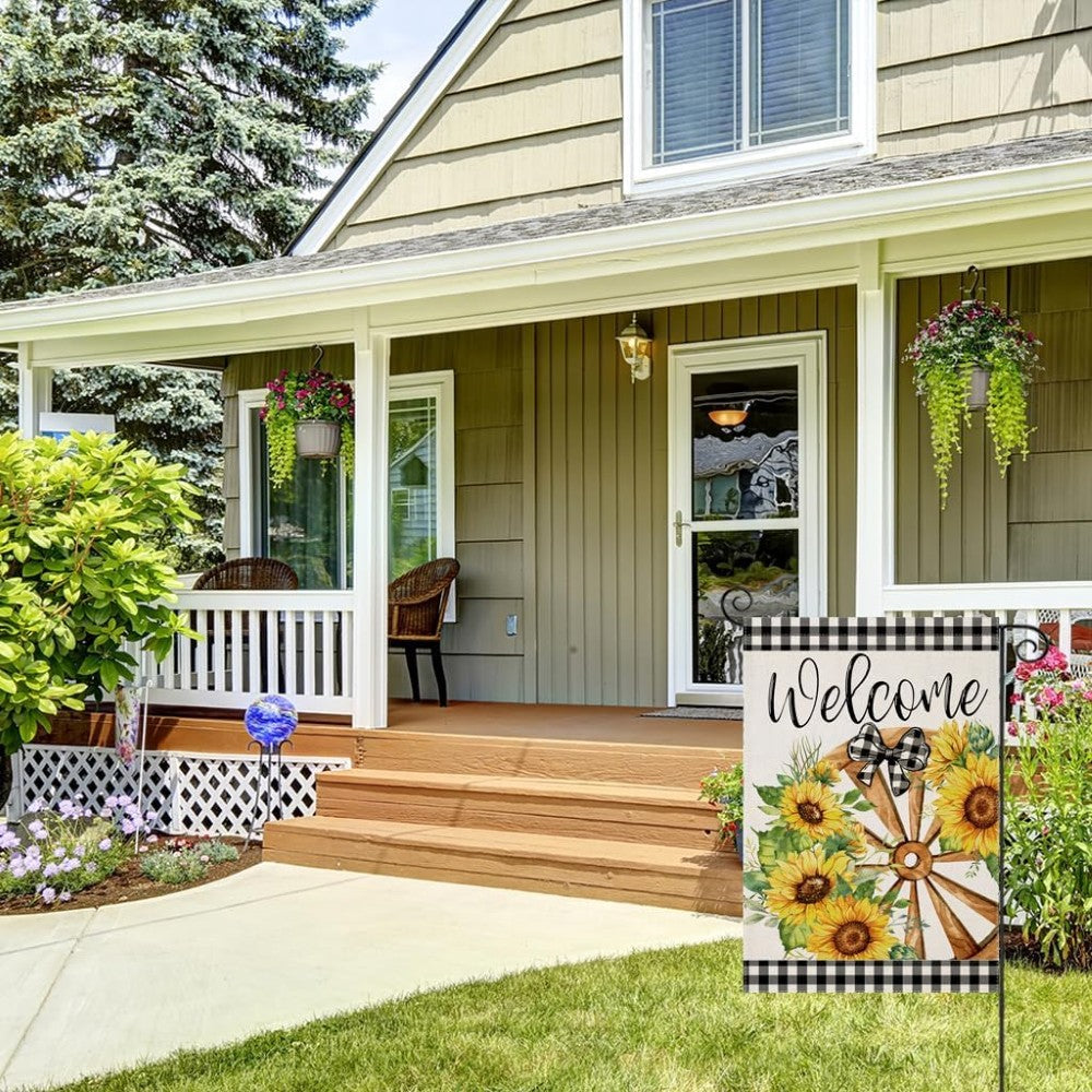 Sunflowers Printed Outdoor Garden Flag-Globe Flags
