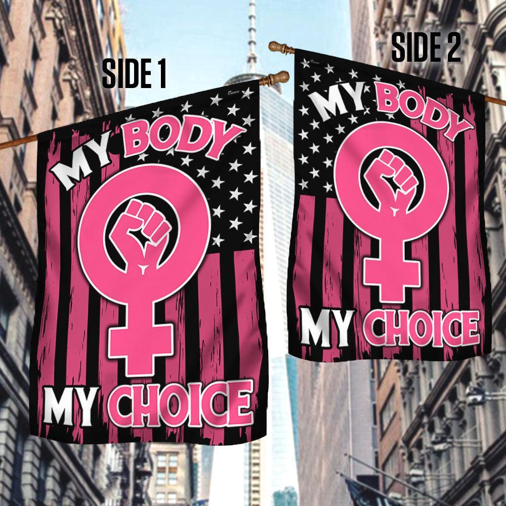 My Choice American Flag Bold Blend Of Patriotism And Personal Freedom-Globe Flags