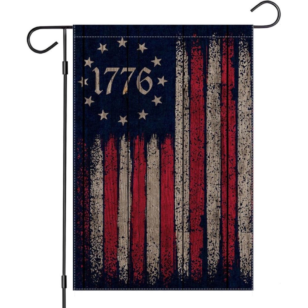 Vintage 1776 American Flag For Garden Banner-Globe Flags