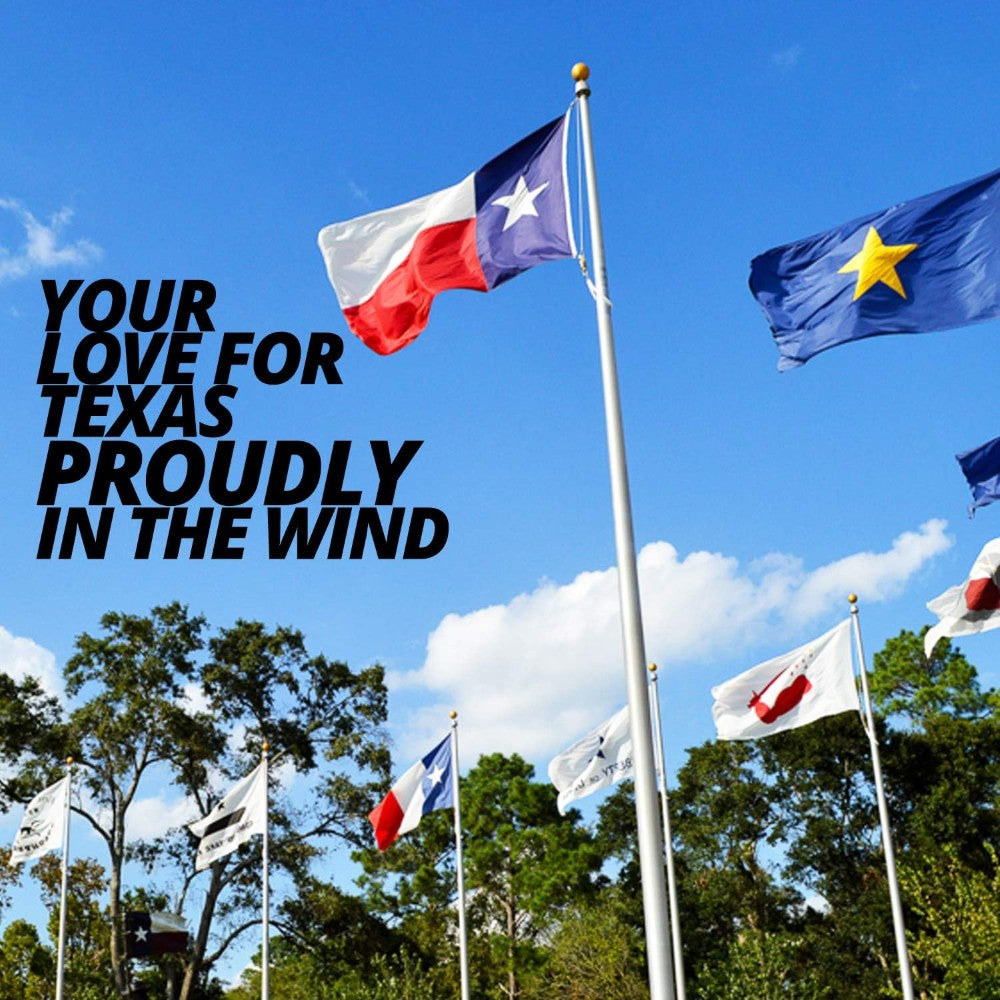 Fade Proof Texas State Flag-Globe Flags