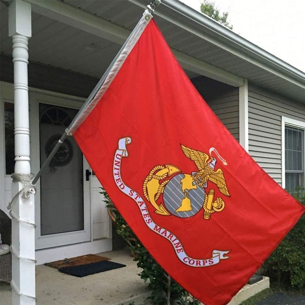 US Marine Corps Emblem Flag-Globe Flags