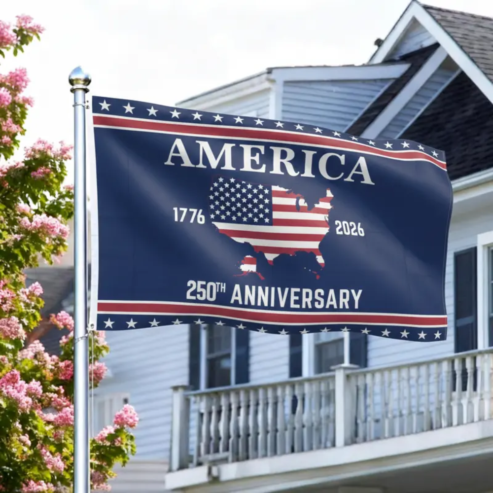 American 250th Anniversary Garden Flag Decor