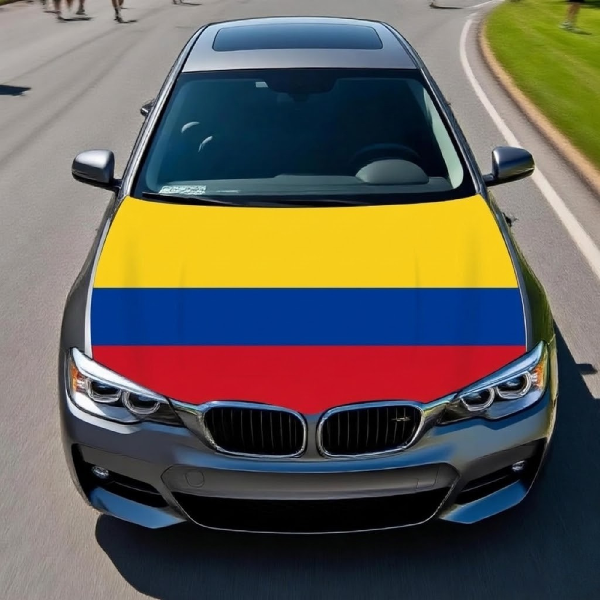 Official FIFA 2026 Colombia Flag Car Hood Cover