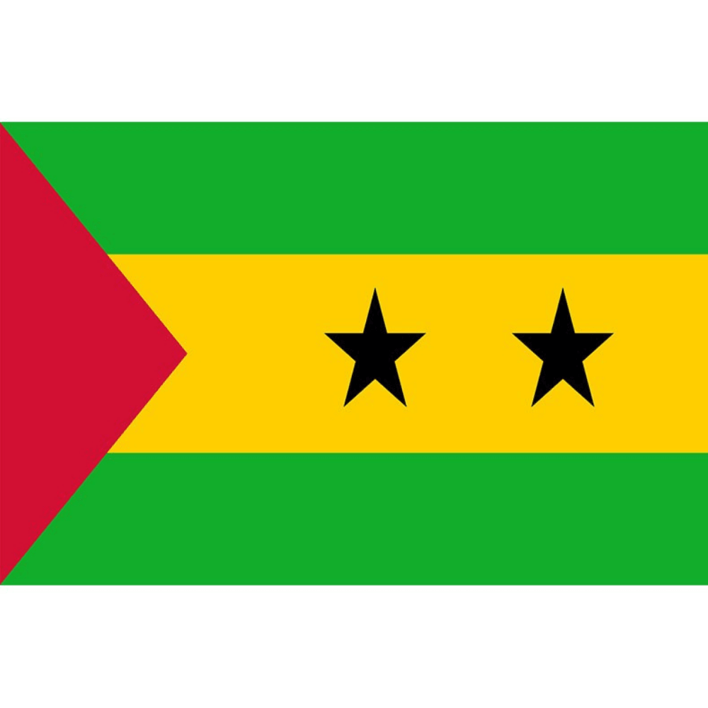 Sao Tome Principe Flag-Globe Flags