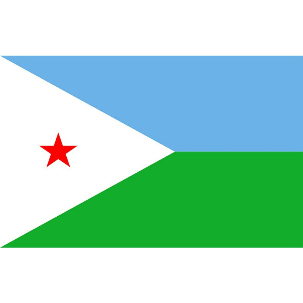 Djibouti Country National Flag-Globe Flags