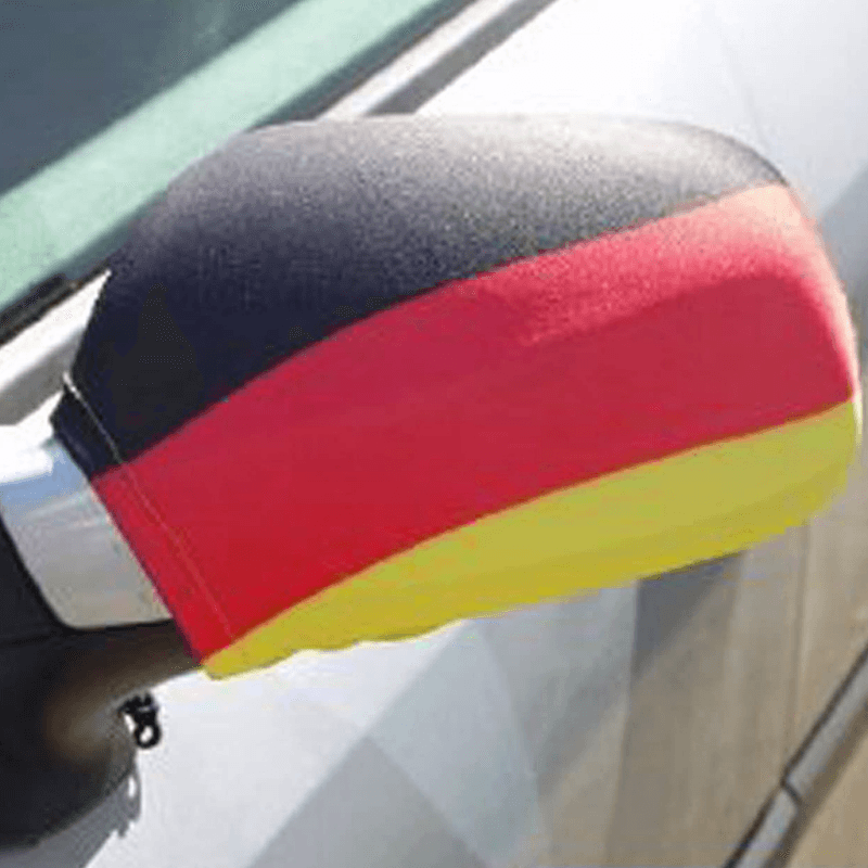 Germany Car Mirror Flag-Globe Flags