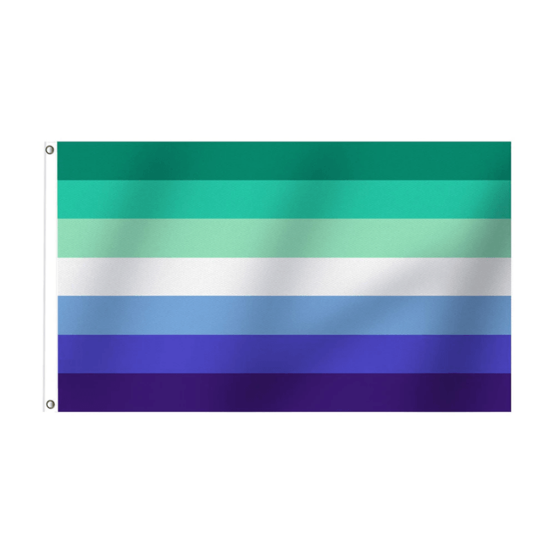 Man-Loving-Male MLM Pride Flag-Globe Flags