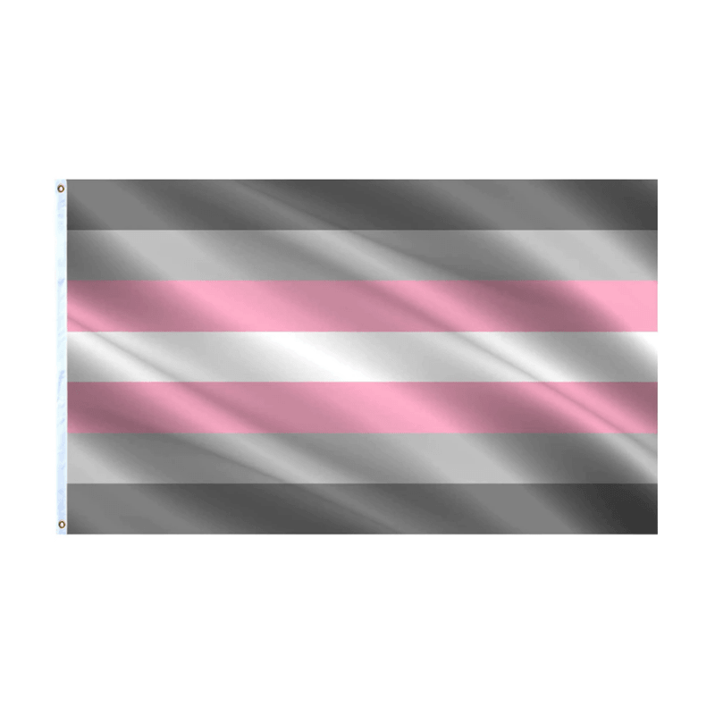 Demigirl Pride Flag Banner-Globe Flags
