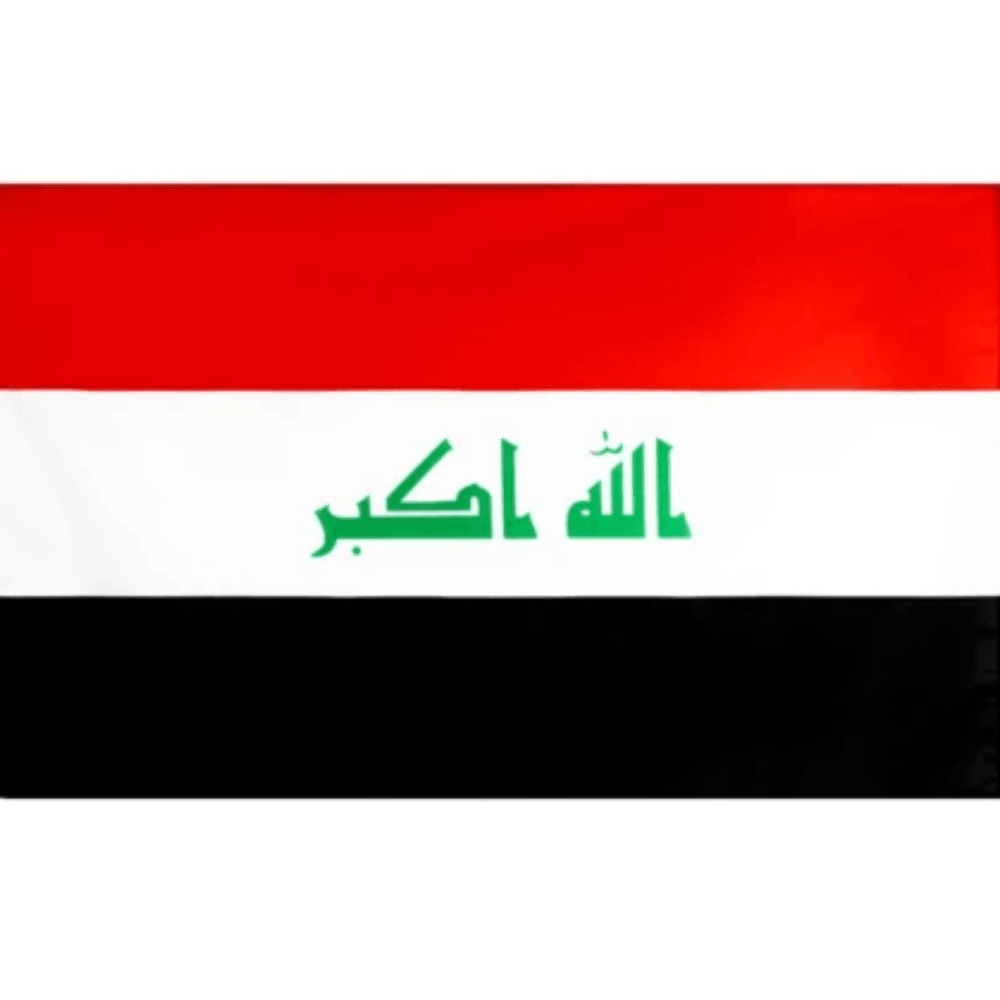 Iraqi Tricolor Flag - Show Your Patriotism with National Pride-Globe Flags