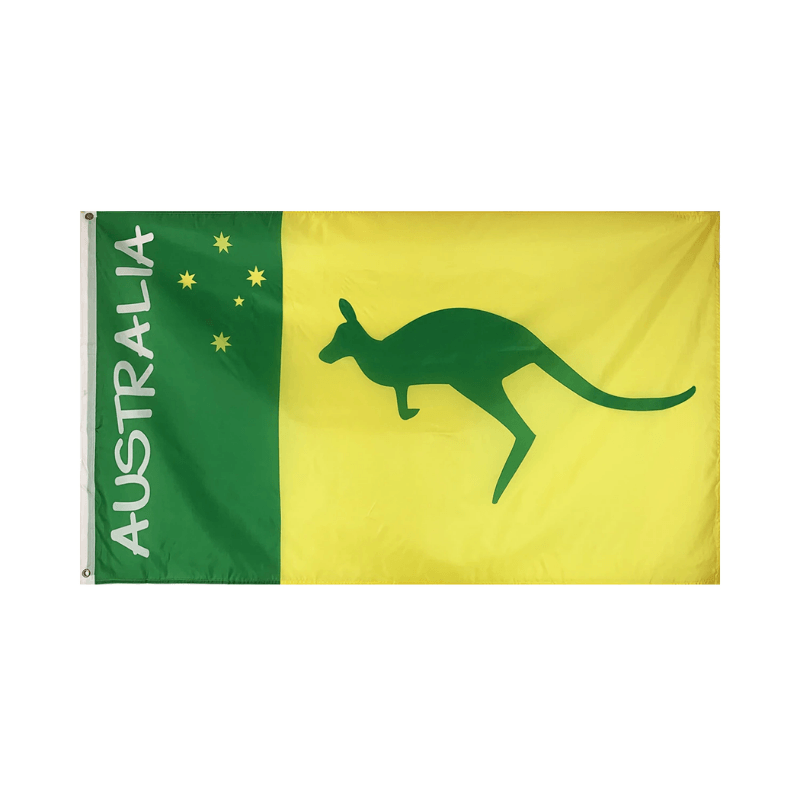 Kangaroo Symbol Australian National Flag For Events And Decor-Globe Flags