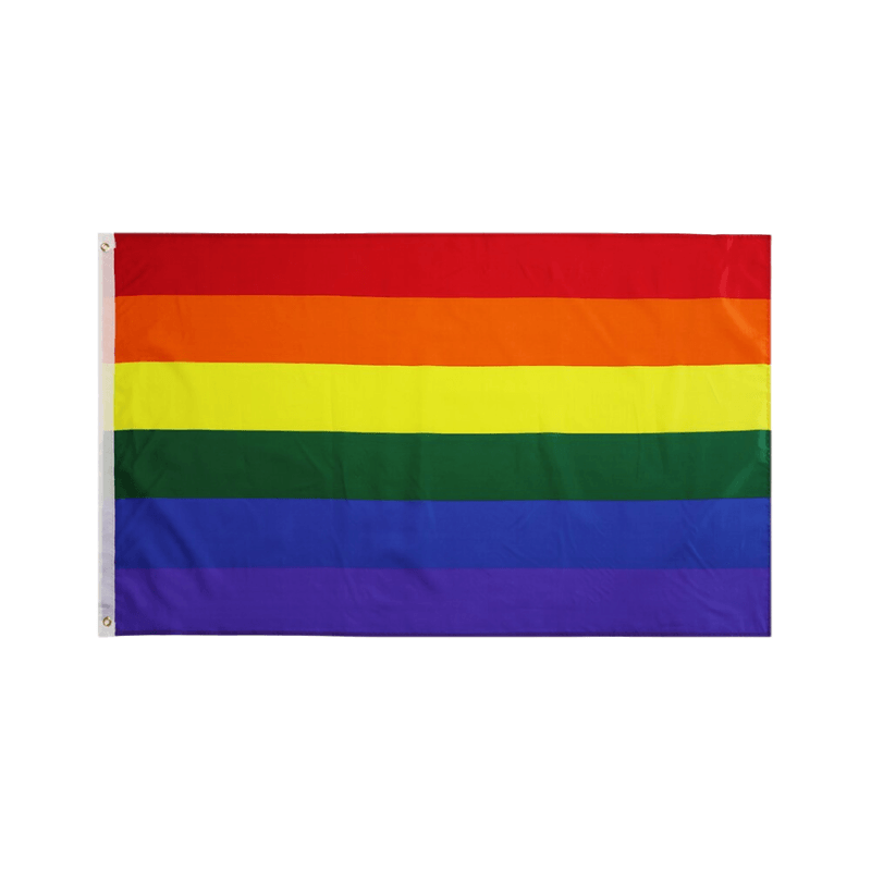 Rainbow Pride Flag-Globe Flags