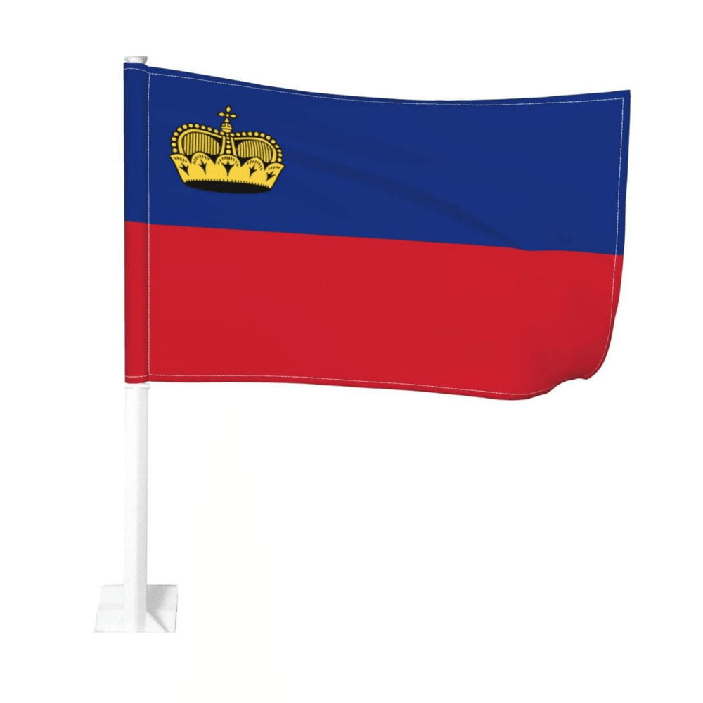 Liechtenstein Car Window Mounted Flag For Decor And Patriotism-Globe Flags