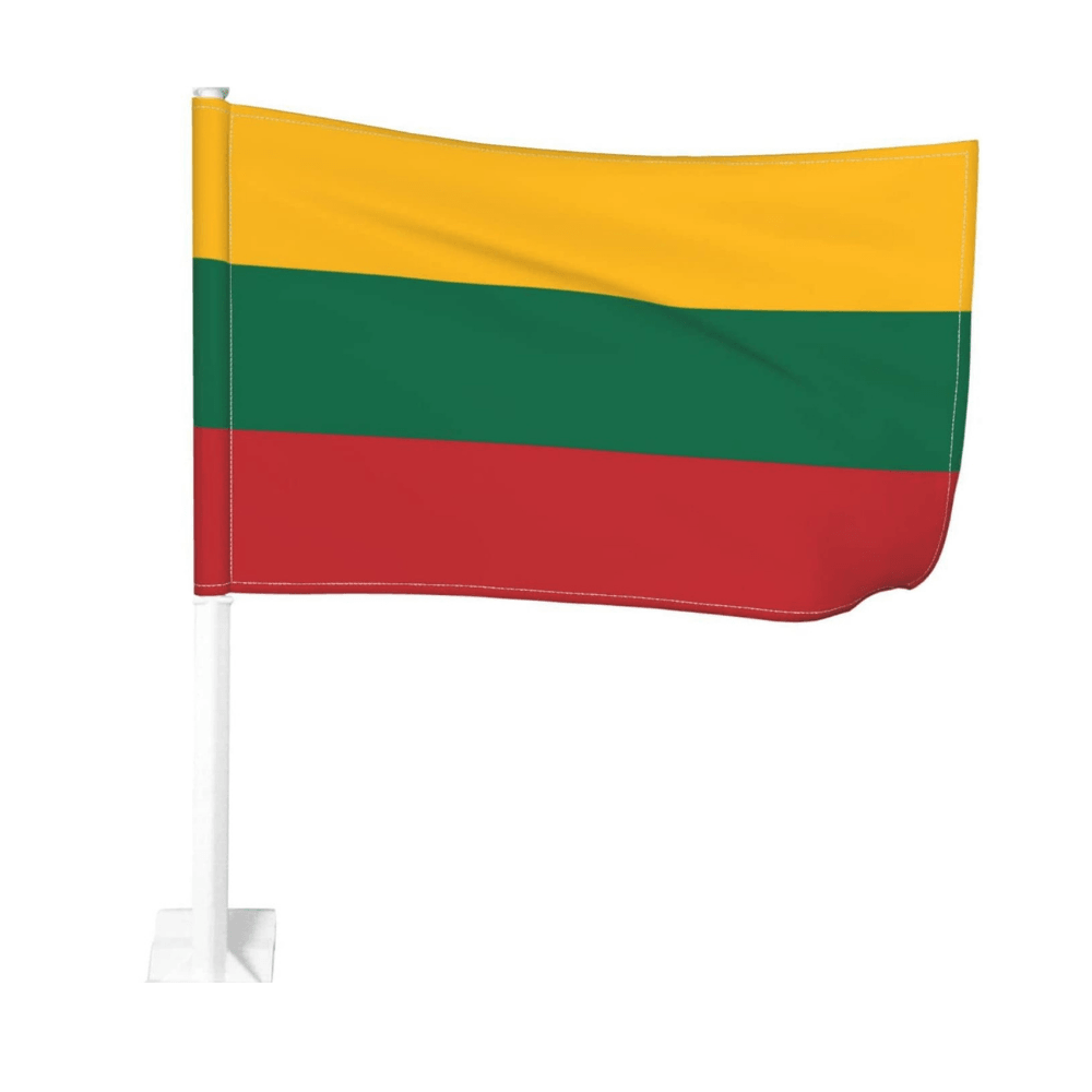 Lithuania Car Window Mounted Flag For Car Decor And Style-Globe Flags