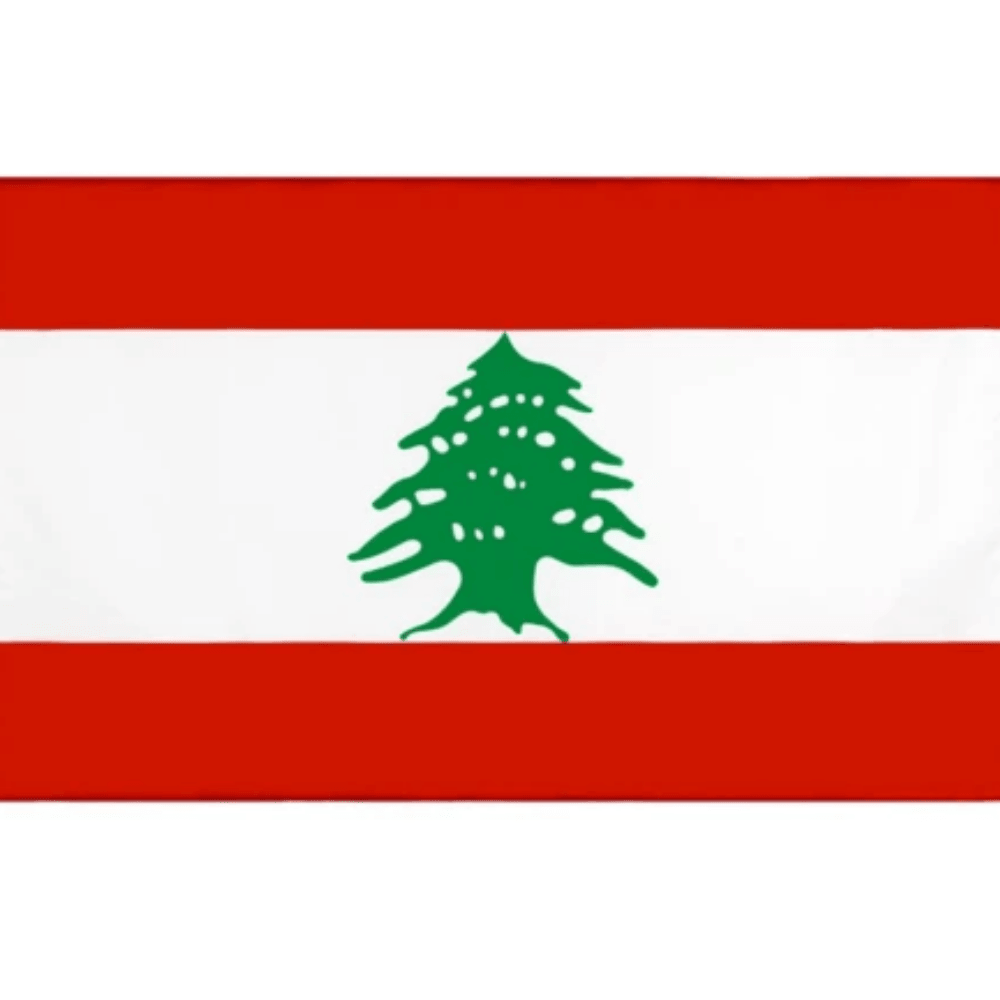 Lebanon National Polyester Flag-Globe Flags