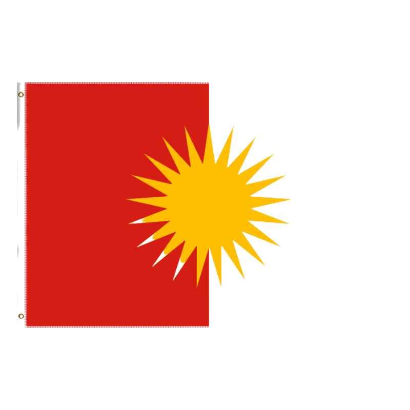 Yazidism National Flag designed for strong indoor and outdoor display-Globe Flags
